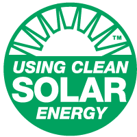 Produced using Clean Solar Energy